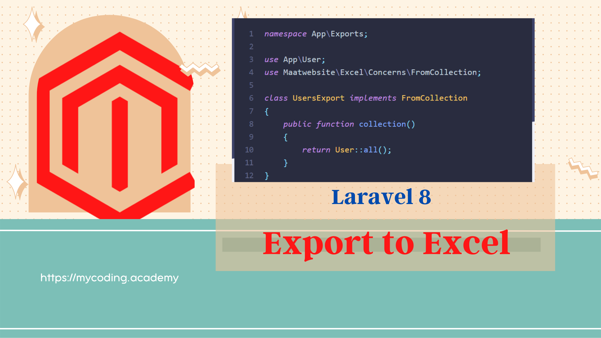 การ Export ข้อมูลจาก Laravel ไปยัง Excel ง่ายมาก!!!!!